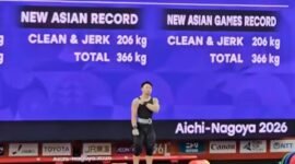 Rahmat Erwin Abdullah Raih Medali Emas Kedua Untuk Indonesia di Asian Games 2026 